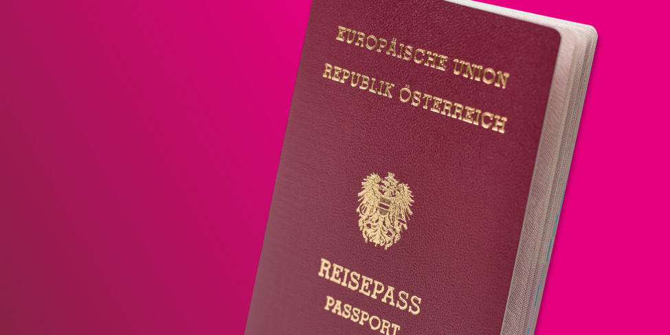 Österreichischer Reisepass Header