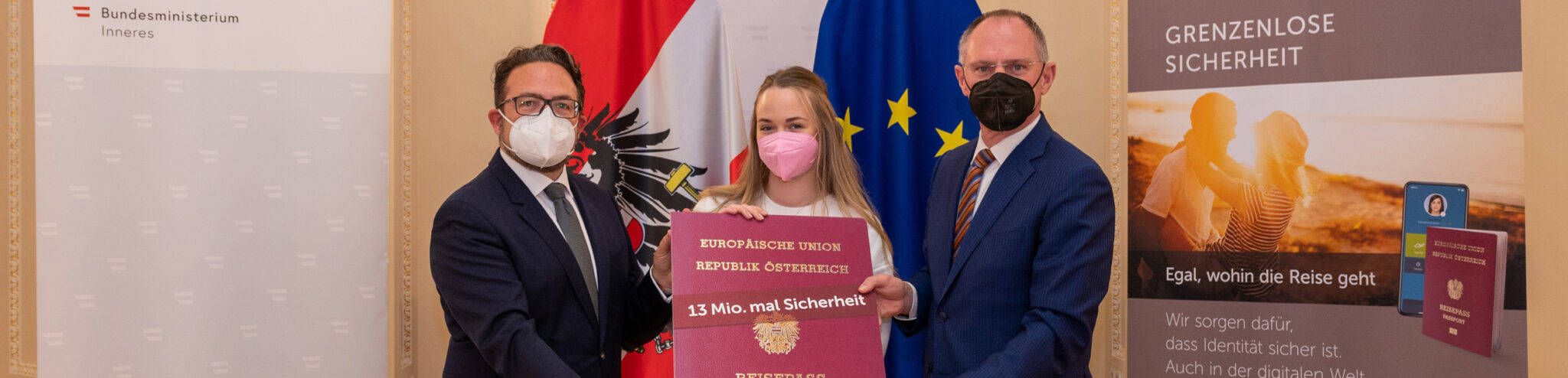 13 Millionster Reisepass