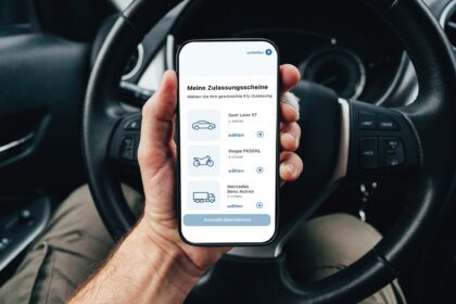 digital vehicle registration on smartphone