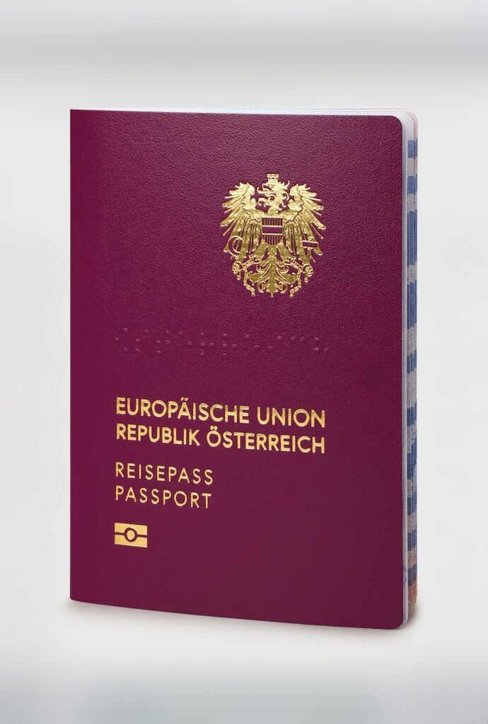 Cover Österreichischer Reisepass