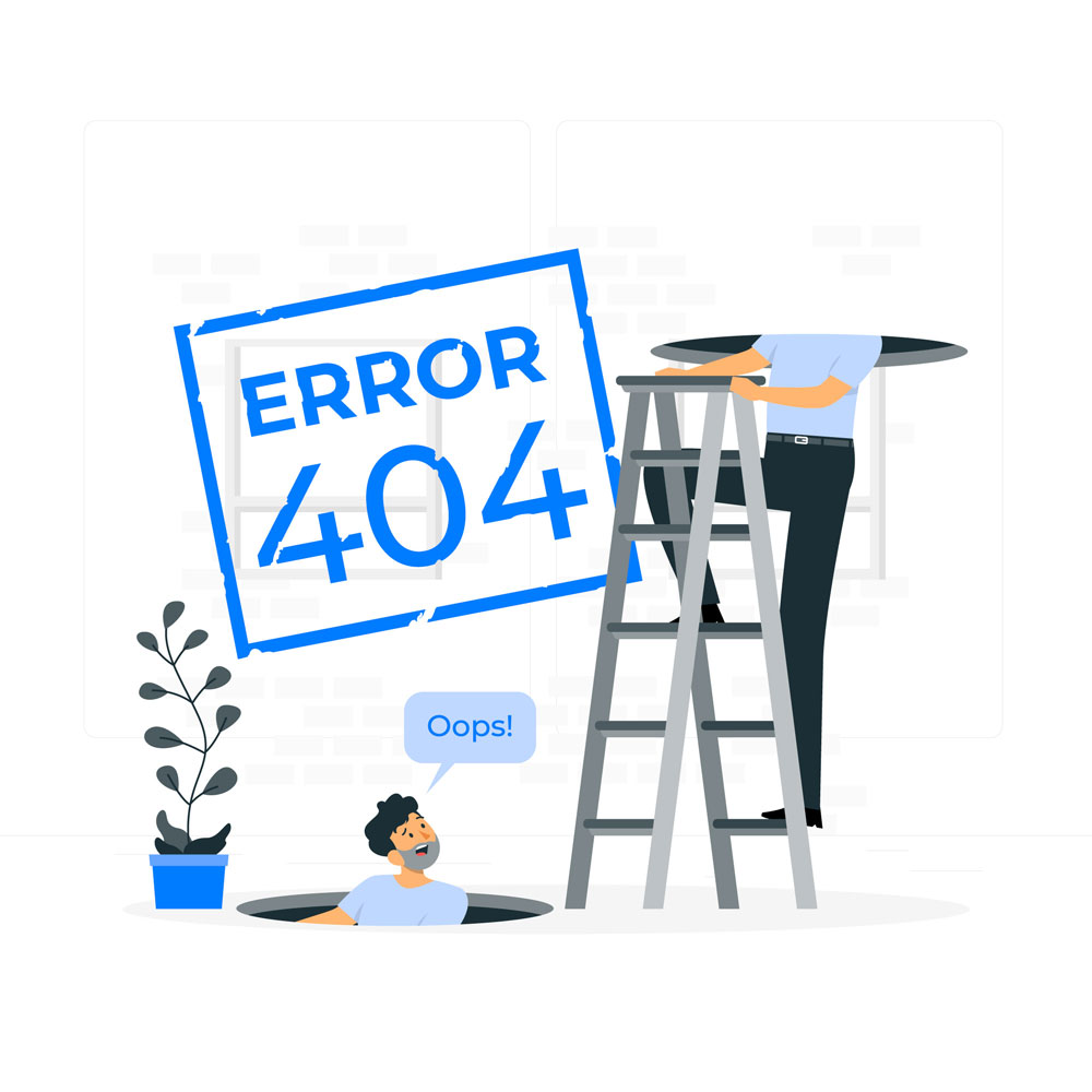 404 Page not found Illustration