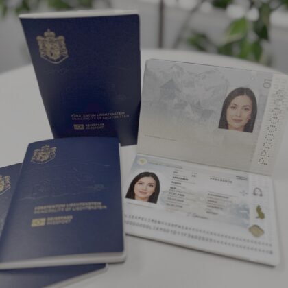 Datapage of ePassport of Liechtenstein which won Best New Passport Award 2026
