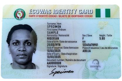 ECOWAS_BiometricIDCard_Nigeria