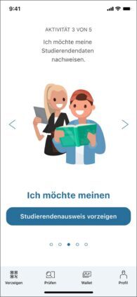 Digital Student ID Dashboard Austria eAusweise by youniqx Identity