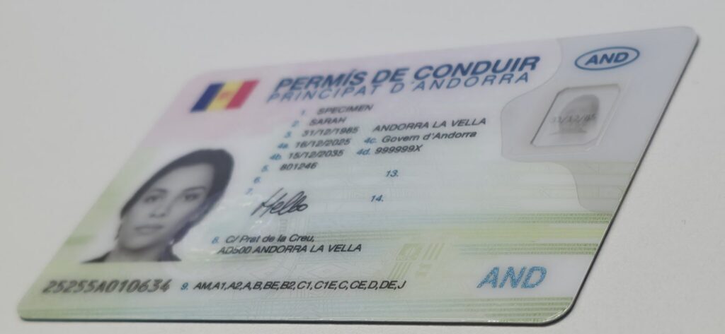 Andorra Driver License by OSD